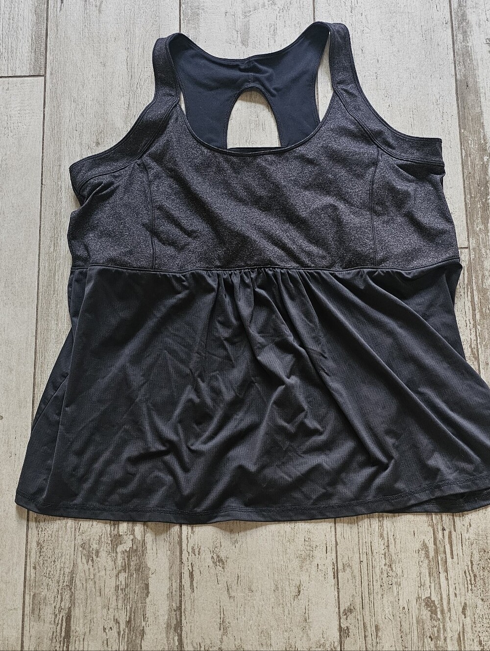 Old Navy Charcoal Racerback Athletic Tank Top 3X